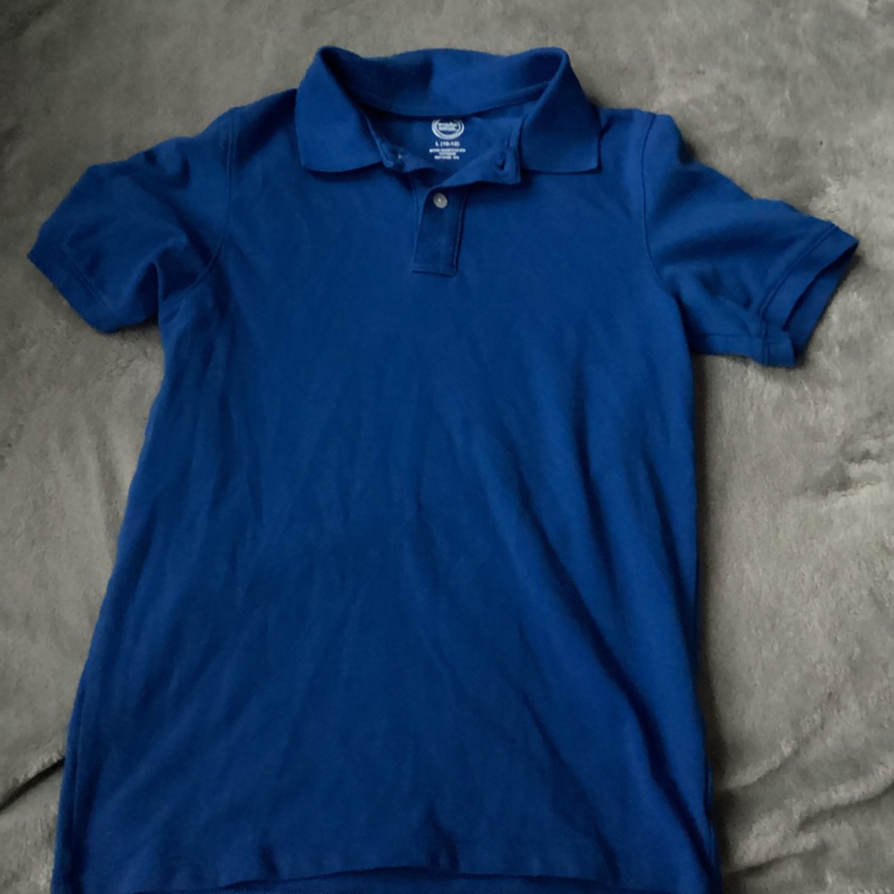 Wonder Nation Blue Kids Polo Shirt